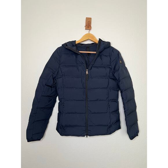 Bogner Fire + Ice Jacket 600 Down Fill Jacket Navy Size Small Ski Coat - Picture 1 of 7